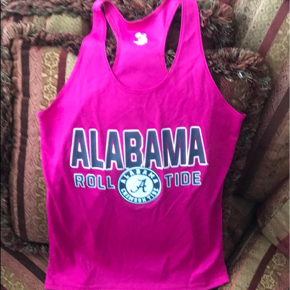 ALABAMA Pink Racerback Tank ROLL TIDE!!! - Picture 3 of 5